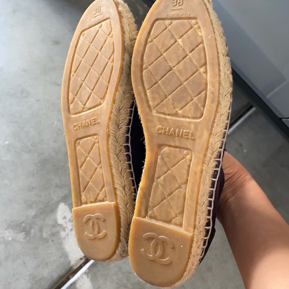 Chanel espadrilles loafers high top lace up - Picture 13 of 13
